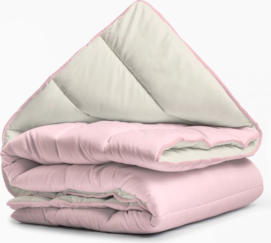 Dekbed zonder Overtrek – Luxe Mousseline – Superzacht Katoen – Oud Roze 200x200 | Leen Bakker