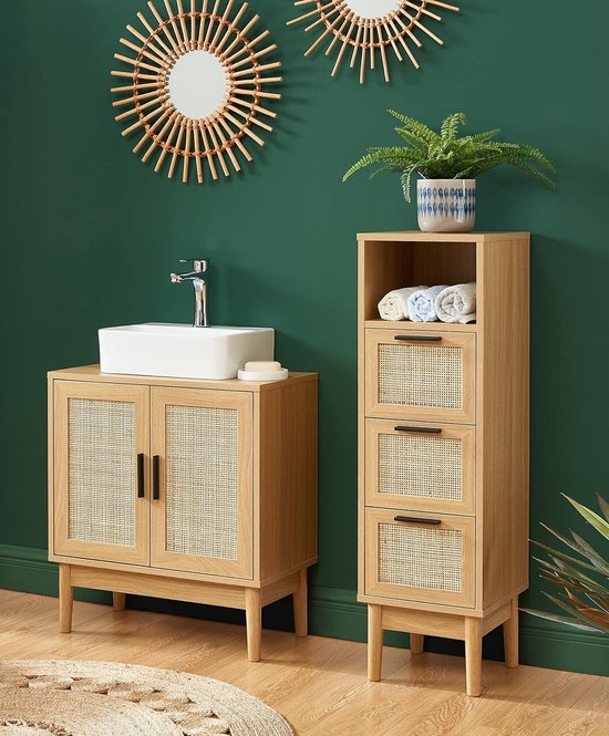 Beige Hout Badkamer kasten 1 plank kopen? | Tot 37% korting
