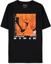 Pokémon - Charizard Heren T-shirt - XL - Zwart