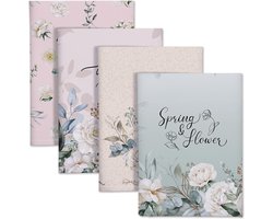 Keukenhanddoeken 4 stuks, keukenhanddoekenset pioenroos, 100% katoen, multifunctioneel, hoogwaardige theedoeken, badkamer, keuken, droogdoek, bar, handdoeken, 50 x 70 cm