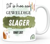 Mok bedrukken met beroep Slager