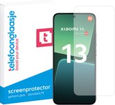 Telefoonglaasje Screenprotectors - Geschikt voor Xiaomi 13 - Case Friendly - Gehard Glas Screenprotector - Geschikt voor Xiaomi 13 - Beschermglas