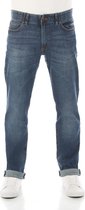 Lee Heren Extreme Motion Straight Fit Jeans - Maddox - 48W / 34L - Lee® Five-pocketsbroek Extreme Motion - Jeans voor heren - Prima draagcomfort dankzij de katoenmix - Straight fit/recht model - Perfect voor werk en vrije tijd