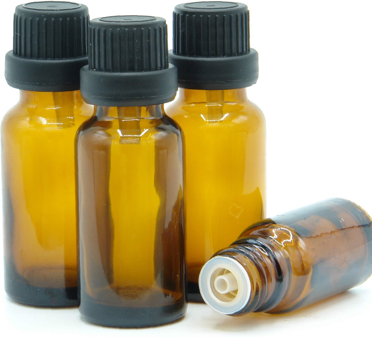 Druppelflesje 20ml - 10 stuks - 10x Leeg Druppelflesje 20ml Glas - Dropper Bottle - Garantiesluiting