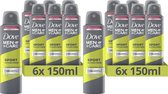 Dove Deo Spray - Men Sport - Pack économique 12 x 150 ml