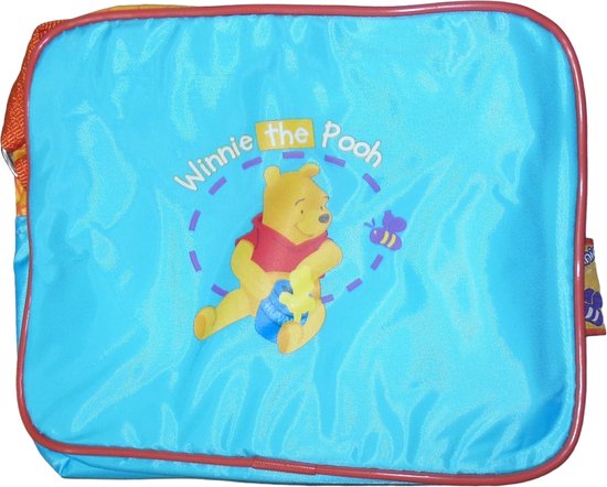 Winnie the Pooh tasje lichtblauw-oranje - Verjaardagscadeau