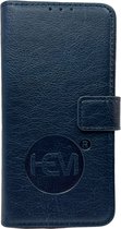 HEM telefoonhoesje geschikt voor Samsung S24 Plus - Marine Blue Leren Portemonnee Hoesje - Lederen Wallet Case TPU - Book Case - Flip Cover - Boek - 360º beschermend Telefoonhoesje