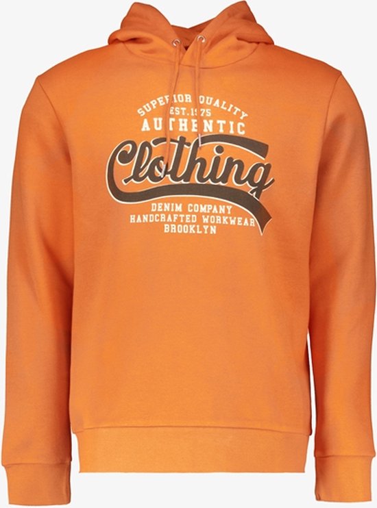 Produkt heren hoodie oranje - Maat L