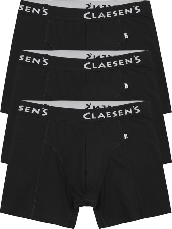 Claesen's® - Heren 3-pack Boxer - Zwart - 95% Katoen - 5% Lycra