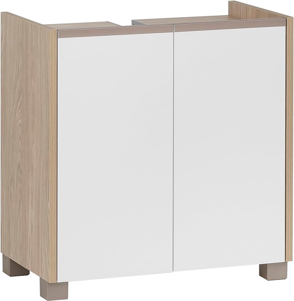 Wastafelonderkast - Perfect voor de badkamer: Badkamerkast voor het opbergen van schoonmaakproducten, lappen