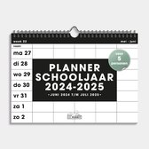 Hobbit - Familieplanner Spiraal - 2024-2025 - 1 week op 1 pagina - A4 (21 x 29,7 cm) - Zwart