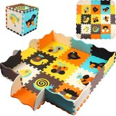 Speelmat - Puzzel en Dieren - Veilig - Multifunctioneel - Speelkleed baby - Dieren Speelmat - Puzzelmat - Educatieve Speelset - Speelmat Baby - Speelmat Foam