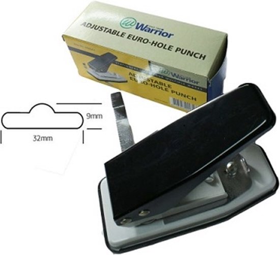 Foto: Euroloch perforator euro hole punch 32 x 6 5 x 9 mm