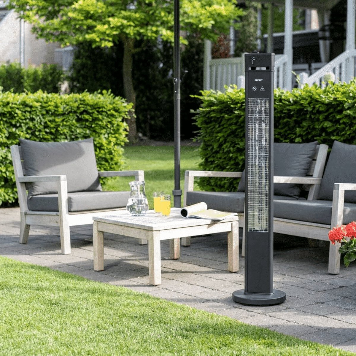 Eurom - Q-tower 2000 RCD - Terrasverwarmer - Eurom - Kunststof - Zwart - Afstandsbediening – foto 4