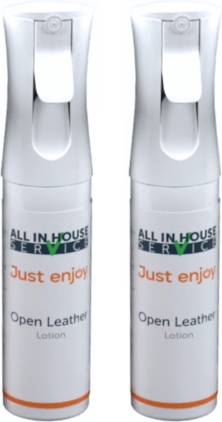 All-In House Open Leather Lotion - 2 x 500ml - Just Enjoy