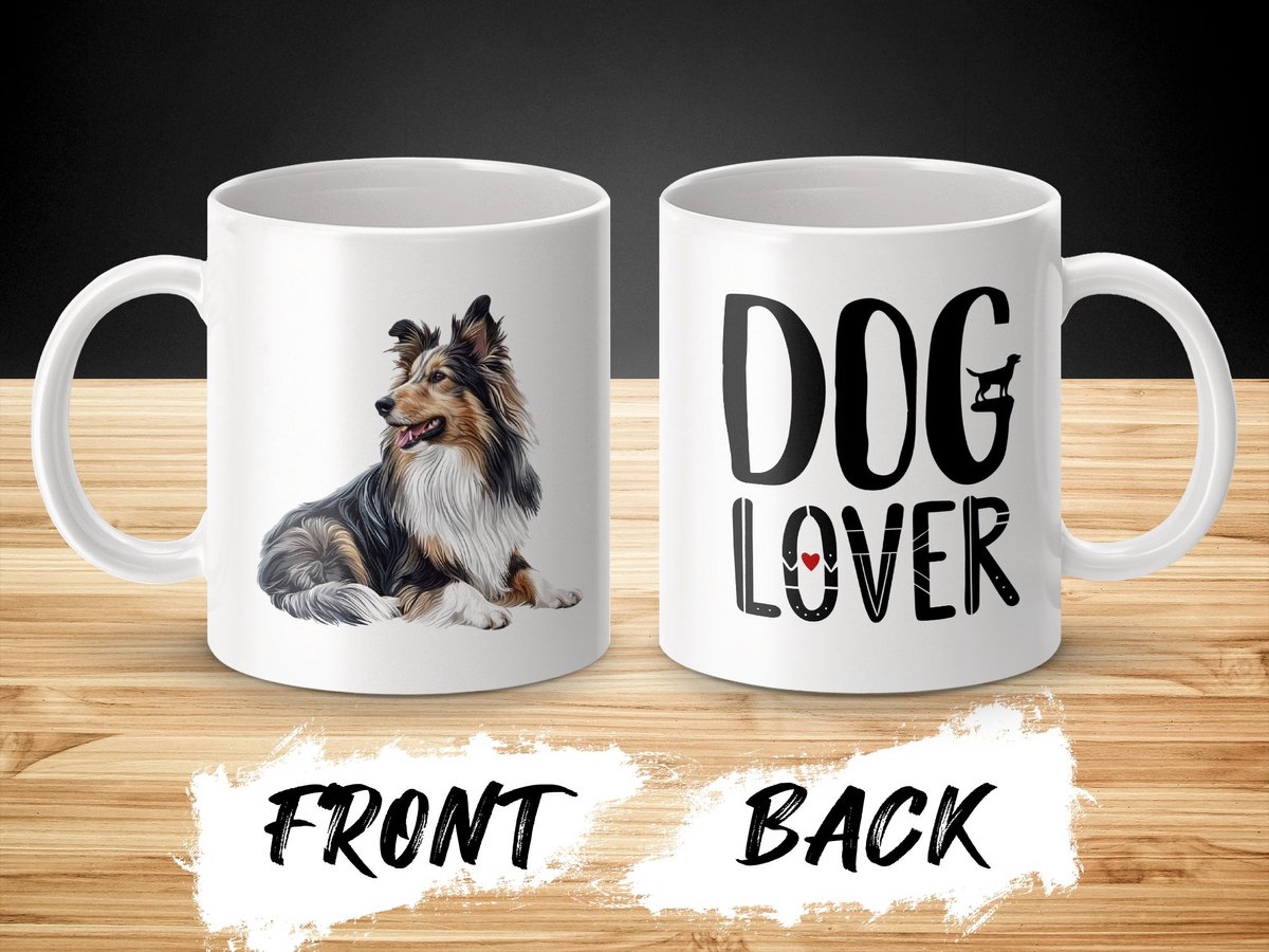 Mok Shetland Sheepdog dog hond/ dog lover
