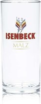 6x Isenbeck beer glass 0.2l bar malt jars cup tumbler brewery beer bar - beer glazen