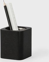 Oakywood Cubic Pen Pot - Zwart Eiken - Luxe Massief Houten Pennenpot Pennenbak