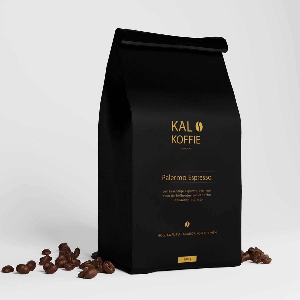 Goedkoopste Kalo Koffie - Palermo - Exclusieve koffie - Vers gebrand - Espresso Koffiebonen - 1 kg - Cadeau
