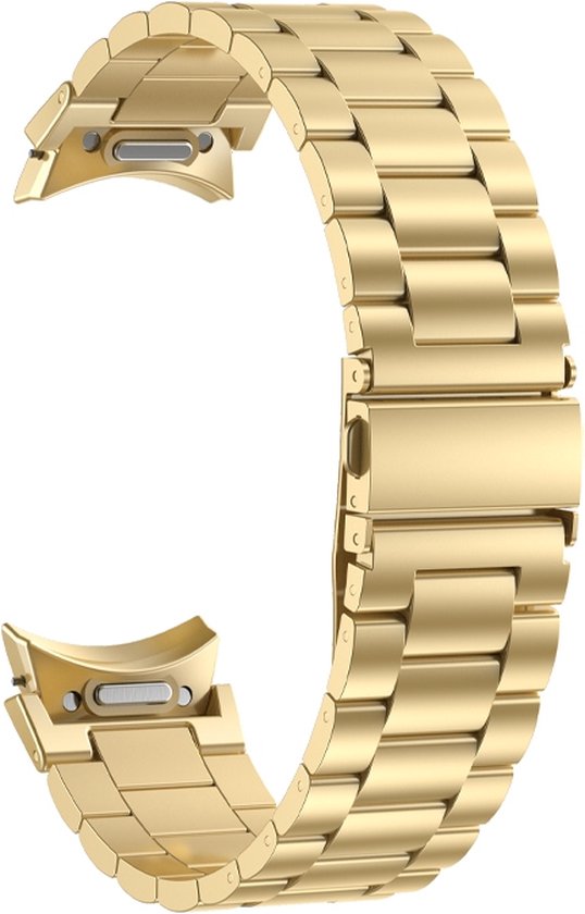 Bracelet en acier - acier inoxydable - adapté pour Samsung Galaxy Watch 6 / Watch 6 Classic - or