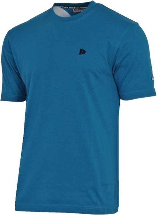 Donnay T-shirt - Sportshirt - Heren - Maat M - Petrol Blue (541)