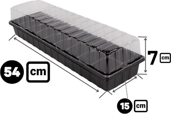 Foto: Synx tools zaaikas kweekbak zaaikast zaaitray kweektray vensterbank moestuinbak moestuinen bodembewerkers zaai kweken kweekbak