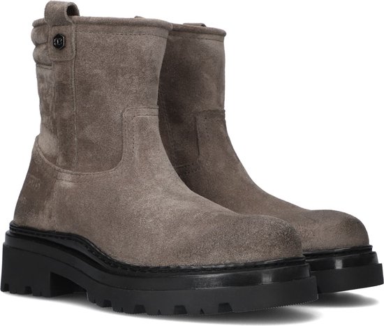 Giga G4045 Enkellaarsjes - Enkelboots met rits - Meisjes - Taupe - Maat 36