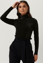 My Essential Wardrobe Hapermw Rollneck Blouse Tops & T-shirts Dames - Shirt - Zwart - Maat M