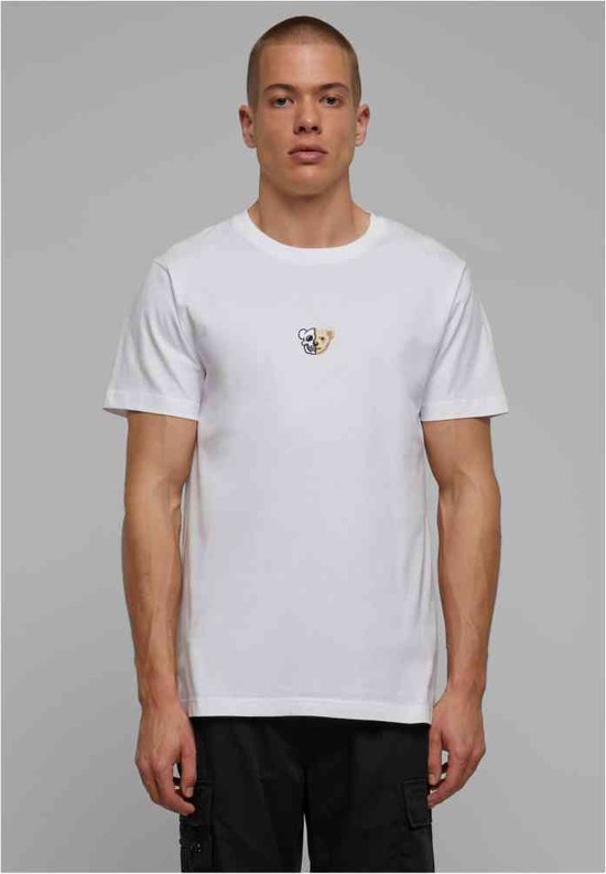 Mister Tee - Skull Bear Heren T-shirt - 5XL - Wit