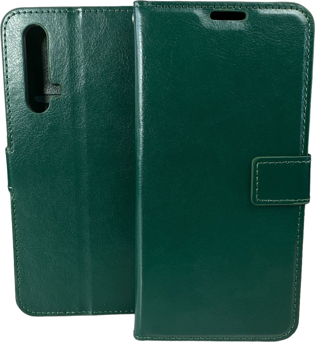 Portemonnee Book Case Hoesje Geschikt voor: Xiaomi REALME X50 5G - groen