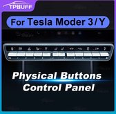 Bedieningspaneel - Fysieke Knoppen - Display - Geschikt Voor Tesla Model 3 Y 2019-2023 - Zwart/Zilver