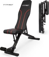 Bol.com FitFirst® Fitnessbank - Max 300KG - Instelbaar en inklapbaar - Halterbank - Fitness Bank - 99% Voorgemonteerd - Instelba... aanbieding