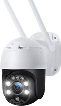 StayPowered Beveiligingscamera - De Ultieme Bewakingscamera voor Binnen en Buiten - Geavanceerde Bewegingsdetectie - Automatische Volgfunctie - 1080P Full HD - Twee Weg Audio - Waterdicht - Wit - Levering Sneller dan Aangegeven!