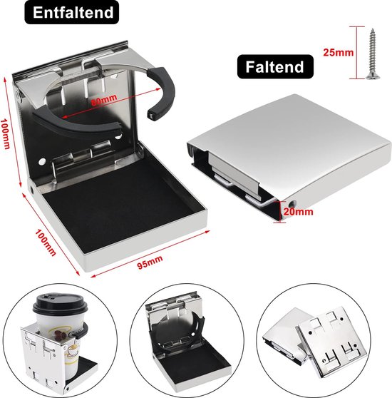 Decoratieve Metalen Mokhouder Met Haken Voor Het Weergeven Van Koffiekopjes In C