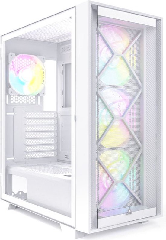 Montech AIR 1000 Premium, Midi-Tower, Wit