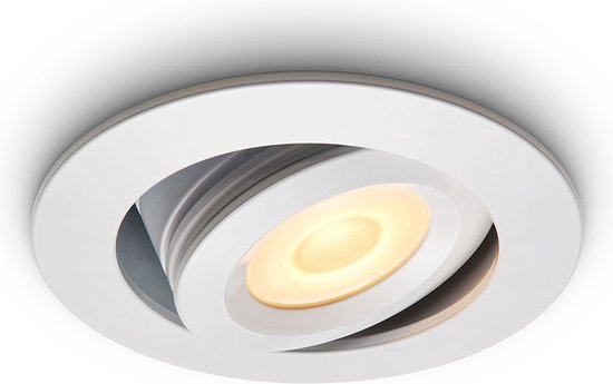 Ledisons Piccolo - Set met 7 witte LED-inbouwspots en afstandsbediening - dimbaar - 3 jaar garantie - 2700K (extra warm-wit) - 200 Lumen 3W - IP44