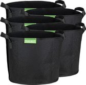 sac à plantes en vlieseline GREENLINE - Blackline Sacs pour plantes en tissu non tissé, Blackline.