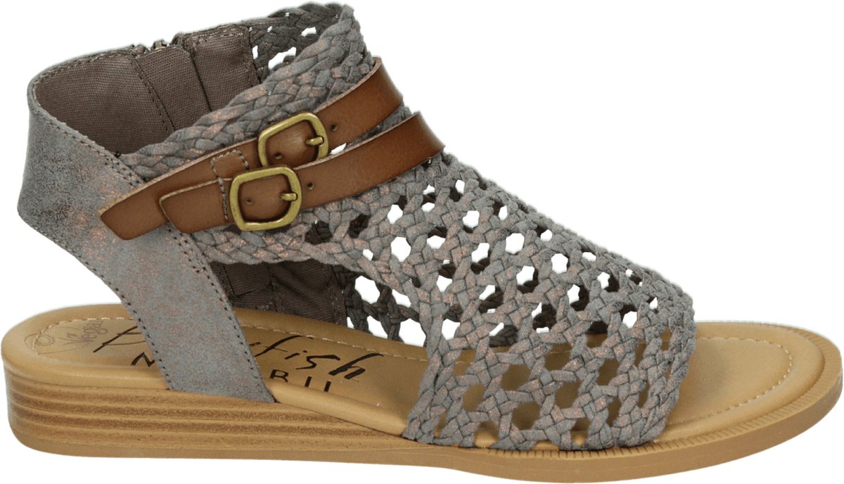 Blowfish BF10760 ANUELLA - Platte sandalenDames Sandalen - Kleur: Metallics - Maat: 37