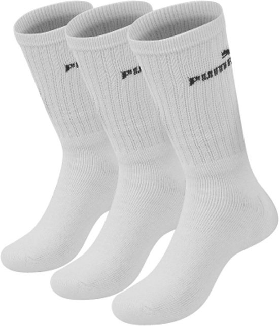 PUMA - Unisex -Maat 39 - 42 cm - Sokken voor Heren/Dames - Sport - Regular - Herensokken - ( 3 - pack ) Witte