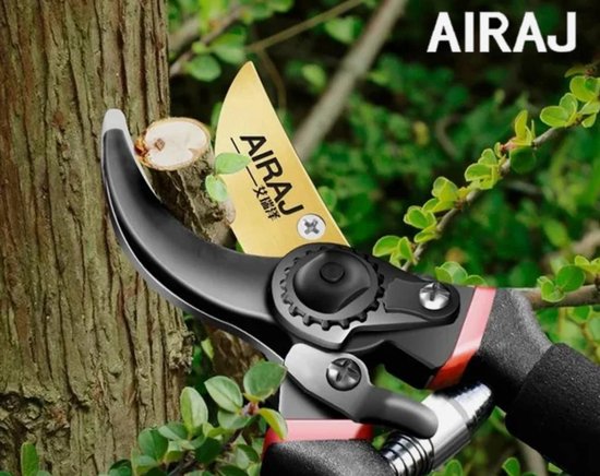 Airaj Multifunctionele Professionele Snoeischaar- Tot 25mm Takkenschaar - Tuingereedschap - Ultrascherpe Handsnoeiers, Professionele Tuinschaar-SK5 Staal van AIRAJ — afbeelding 5