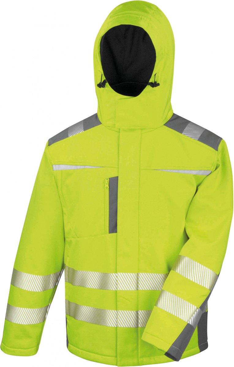 Regatta Dynamic Softshell Coat RT331 - Fluorescent Yellow - 3XL