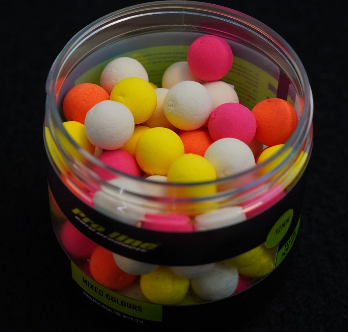 Pro Line Fluor Pop-Ups | 200ml Multicolour 12mm