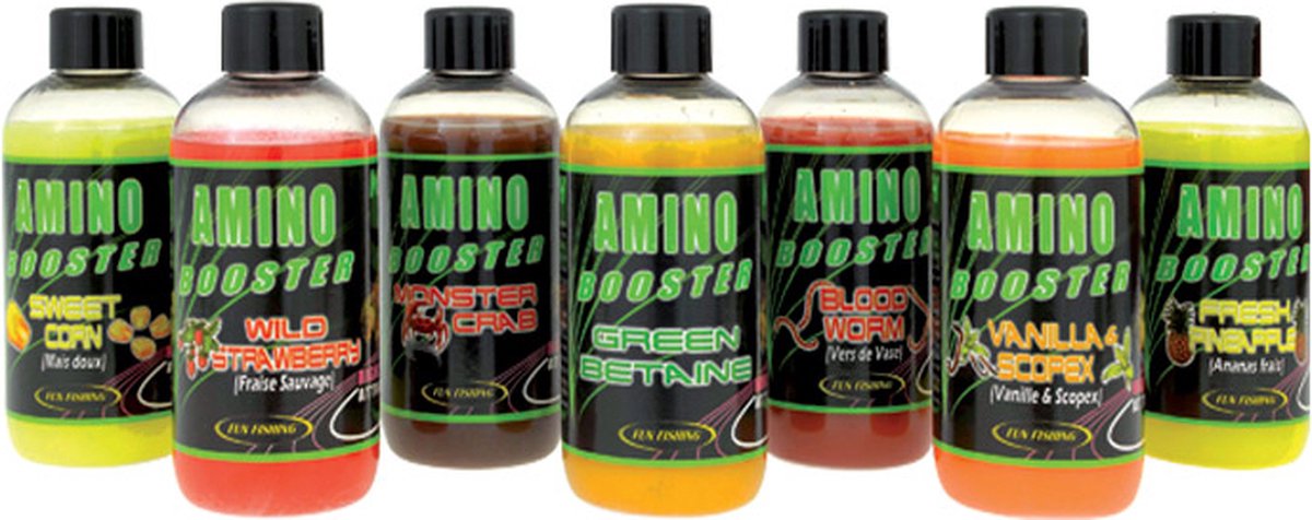 Fun Fishing Amino Booster (185ml) - Smaak : Hemp & Bun Spice