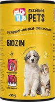 Excellent Biozin – Dierenvoedingssupplement – Huid, vacht en nagels – Honden en katten – 250g