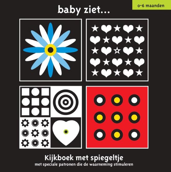 Baby ziet... - kijkboek met spiegeltje 0-6 maanden