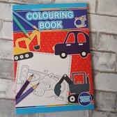 Colouring book Voertuigen, kleurboek, 72 kleurplaten, creatief