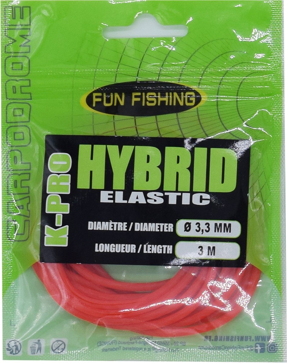 Fun Fishing K-Pro Hybride Elastic (3m) - Maat : 3.3mm