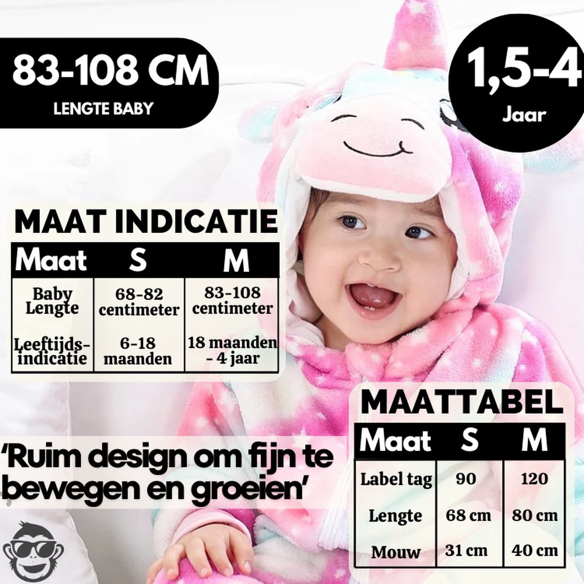 BoefieBoef Dieren Onesie Pyjama