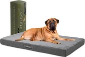 Ozocozy - Orthopedisch Hondenkussen - Maat XL - Hondenkussen 120 x 74 x 10 cm - Ook Geschikt als Benchkussen & Hondenbed - Hondenkussen Bank - Traagschuim - Waterafstotend - Wasbare Hoes