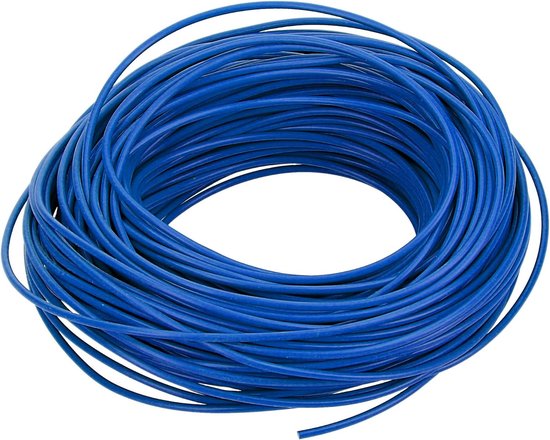 FLRY-B Voertuigkabel – 10 M, 2,5 Mm², Blauw, PVC, Olie- En Brandstofbestendig, ISO 6722, Made In Germany